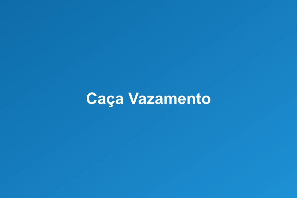 Caça-vazamento de Gás em São Luís